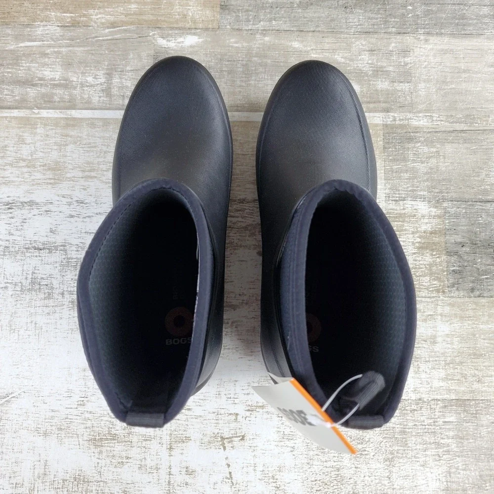 Bogs Hazel Womens Chelsea Boots Sz 9 M Comfort Black Air Mesh Lined Waterproof